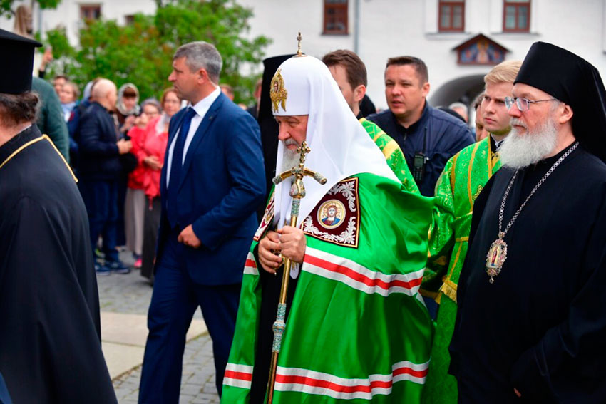 Патриарх Кирилл посетил Валаамский монастырь