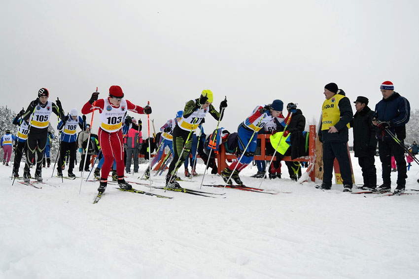 В посёлке Вяртсиля соревновались лыжники