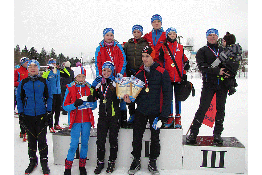 Сортавальцы приняли участие в гонке «Лыжня России»